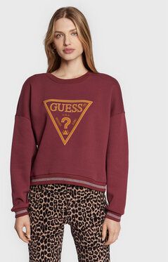 Guess Mikina Roxi W2BQ07 K9Z21 Fialová Relaxed Fit