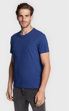 Polo Ralph Lauren Tričko 710671438281 Modrá Slim Fit