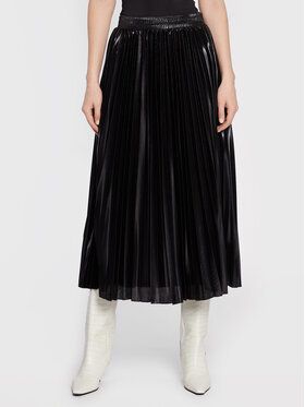 Marella Plisovaná sukňa Quincy 37760527 Čierna Regular Fit