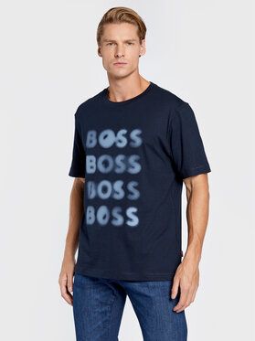 Boss Tričko Teetrury 2 50478776 Tmavomodrá Relaxed Fit