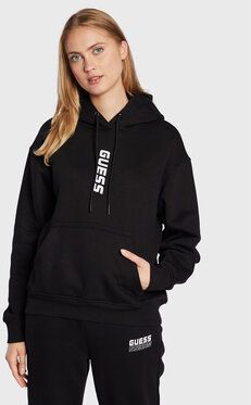 Guess Mikina Alisha V2BQ12 K9V34 Čierna Relaxed Fit