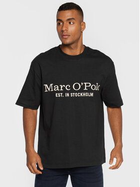 Marc O'Polo Tričko 227 2083 51572 Čierna Relaxed Fit