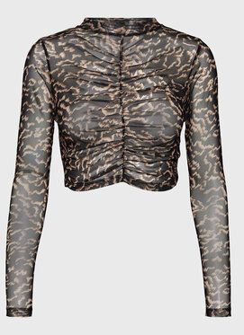 Noisy May Blúzka Zammie 27021897 Sivá Slim Fit