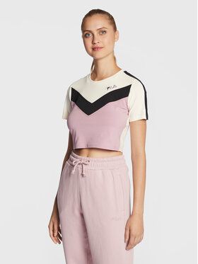 Fila Tričko Biella FAW0272 Biela Slim Fit