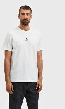 Selected Homme Tričko Armin 16085666 Biela Slim Fit