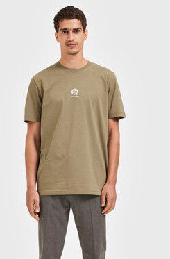 Selected Homme Tričko Armin 16085666 Zelená Slim Fit