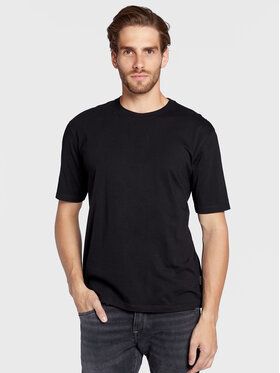 Sisley Tričko 3I1XS101J Čierna Regular Fit