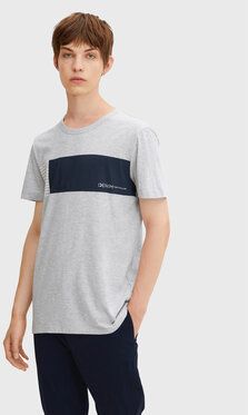Tom Tailor Denim Tričko 1033037 Sivá Regular Fit