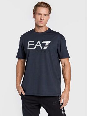 EA7 Emporio Armani Tričko 6LPT39 PJEEZ 1578 Tmavomodrá Regular Fit