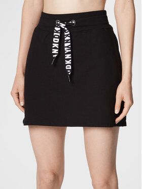 DKNY Sport Trapézová sukňa DP3S5017 Čierna Regular Fit