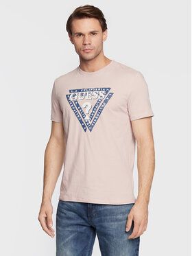 Guess Tričko Jasin M2BI43 J1314 Ružová Slim Fit