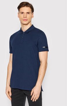 Jack&Jones PREMIUM Polokošeľa Commute 12204842 Tmavomodrá Regular Fit