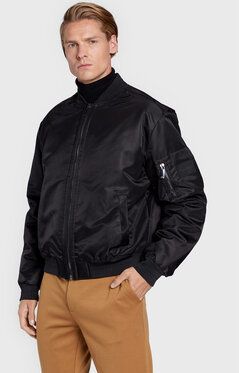 Calvin Klein Bundy bomber Lightweight Hero K10K109907 Čierna Relaxed Fit