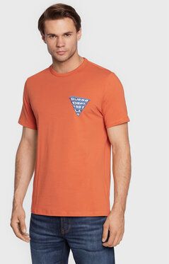 Guess Tričko Eskil M2BI26 J1314 Oranžová Slim Fit