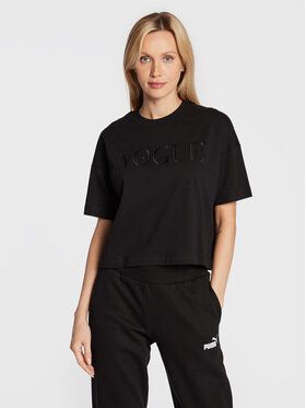 Puma Tričko VOGUE Graphic 534691 Čierna Cropped Fit