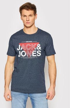 Jack&Jones Tričko Rac 12200224 Tmavomodrá Regular Fit