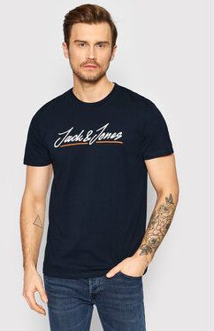 Jack&Jones Tričko Tons 12205107 Tmavomodrá Regular Fit