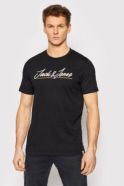 Jack&Jones Tričko Tons 12205107 Čierna Regular Fit