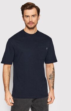 Jack&Jones PREMIUM Tričko Warren 12199243 Tmavomodrá Loose Fit