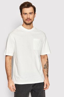 Jack&Jones PREMIUM Tričko Warren 12199243 Biela Loose Fit