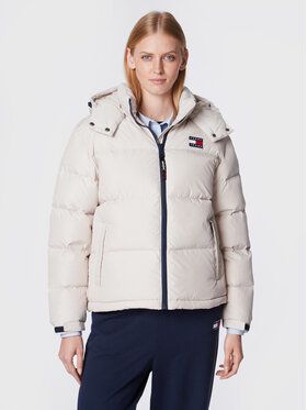 Tommy Jeans Vatovaná bunda Alaska DW0DW14661 Béžová Regular Fit