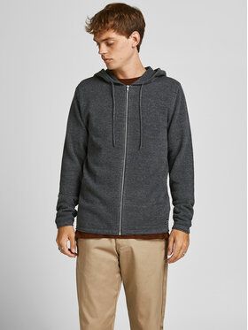 Jack&Jones Kardigán Hill 12190154 Sivá Regular Fit