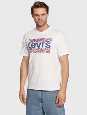 Levi's® Tričko Camiseta 16143-0609 Biela Relaxed Fit