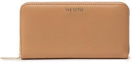 Ted Baker Veľká dámska peňaženka Large Zip Around Purse 261375 Hnedá