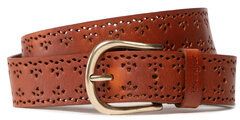 Wrangler Dámsky opasok Perforated Belt W0J5U1X81 Hnedá