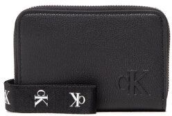 Calvin Klein Jeans Malá dámska peňaženka Ultralight Med Za W/Wristlet K60K609827 Čierna