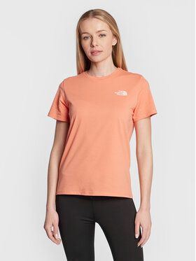 The North Face Tričko Foundation Graphic NF0A55B2 Oranžová Regular Fit