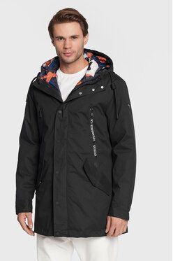 Guess Prechodná bunda M2BL36 WE6U0 Čierna Regular Fit