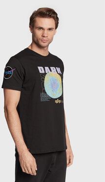 Alpha Industries Tričko Dark Side 108510 Čierna Regular Fit