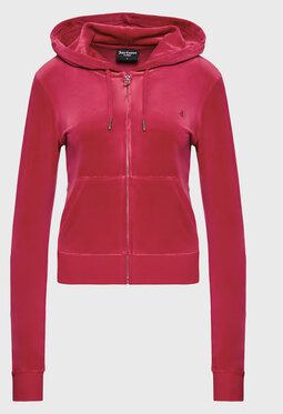 Juicy Couture Mikina Robertson JCAP176 Ružová Slim Fit
