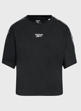 Reebok Tričko Tape Pack HH7704 Čierna Relaxed Fit