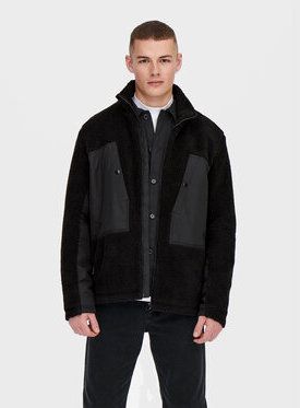 Only & Sons Prechodná bunda Villads 22022512 Čierna Regular Fit