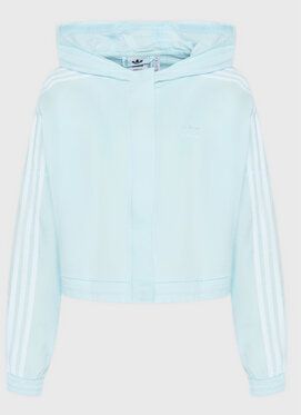 adidas Mikina adicolor Classics HL9305 Modrá Relaxed Fit