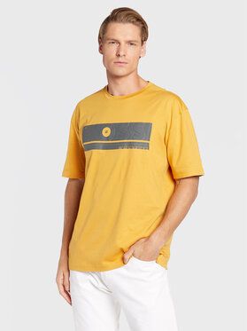 Boss Tričko Tee 3 50472561 Žltá Relaxed Fit