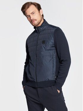 Boss Prechodná bunda Lavando 50477345 Tmavomodrá Regular Fit