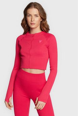 Guess Blúzka V2BP15 ZZ04V Ružová Slim Fit