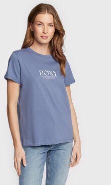 Roxy Tričko Noon Ocean ERJZT05424 Modrá Regular Fit