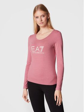 EA7 Emporio Armani Blúzka 6LTT26 TJDZZ 1438 Ružová Regular Fit