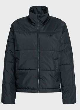 adidas Prechodná bunda Short Puffer HM2613 Čierna Regular Fit