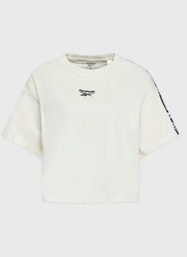 Reebok Tričko Tape Pack HH7703 Béžová Relaxed Fit