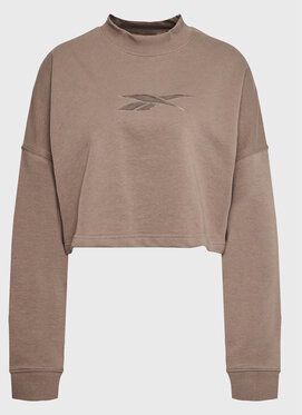 Reebok Blúzka Studio Vector HM5093 Hnedá Oversize