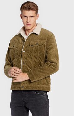 Lee Prechodný kabát Sherpa L87AQEDH 112321555 Hnedá Regular Fit