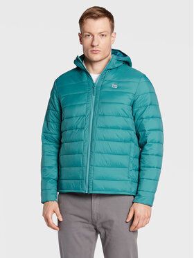 Lee Vatovaná bunda Light Puffer L87HSZDO 112321562 Zelená Regular Fit