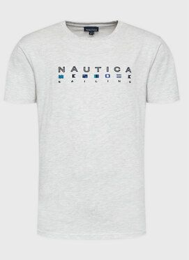 Nautica Tričko Noah N1G00403 Sivá Regular Fit