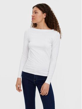 Vero Moda Blúzka Panda 10274134 Biela Slim Fit