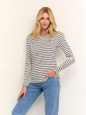 Kaffe Blúzka Liddy 10502821 Biela Regular Fit